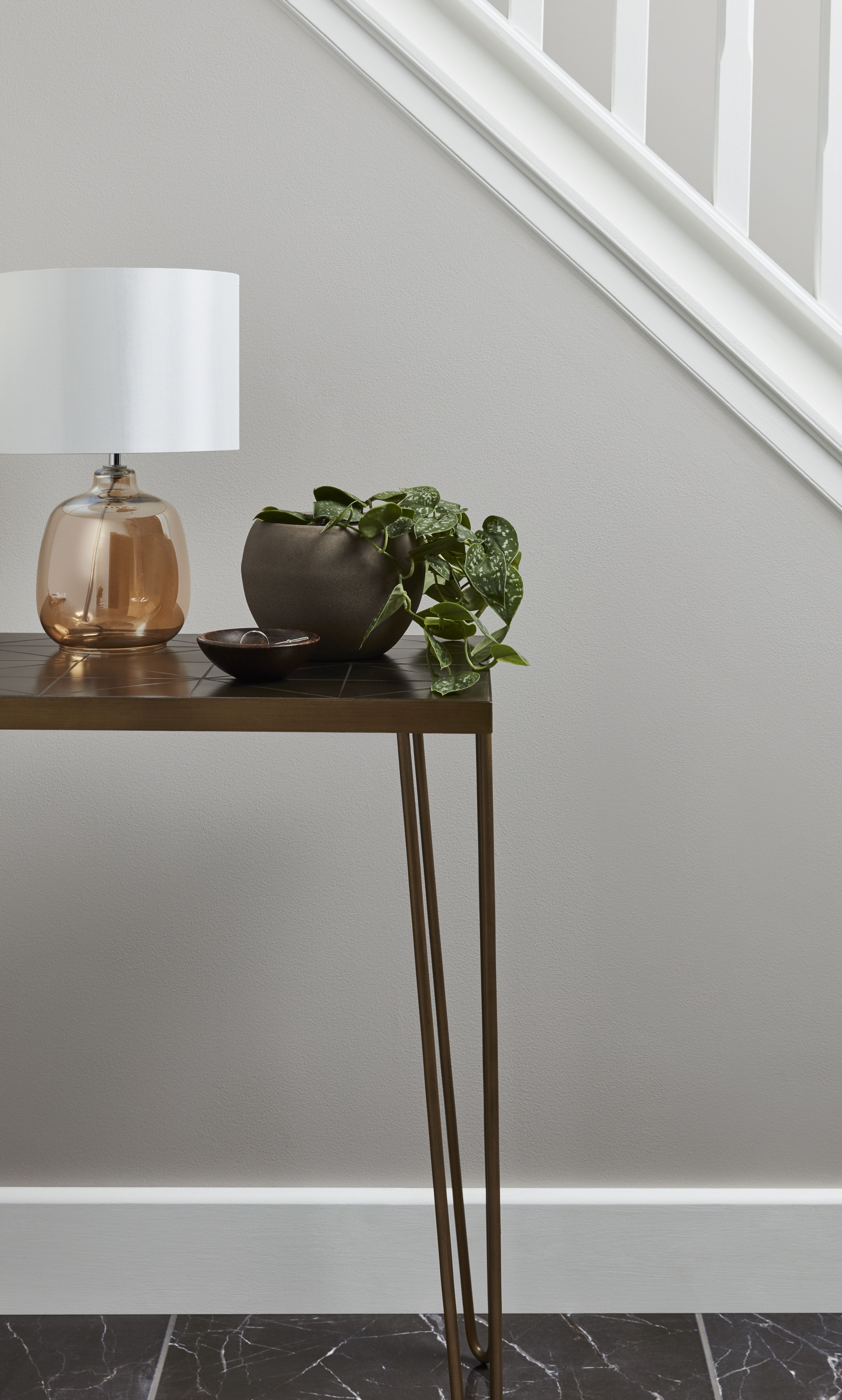 Colours Alphie Matt Champagne Table lamp