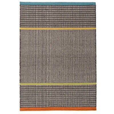 Colours Amora Multicolour Striped Medium Rug, (L)170cm x (W)120cm