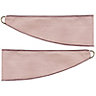 Colours Arcadia Lilac Plain Curtain tie, Pack of 2