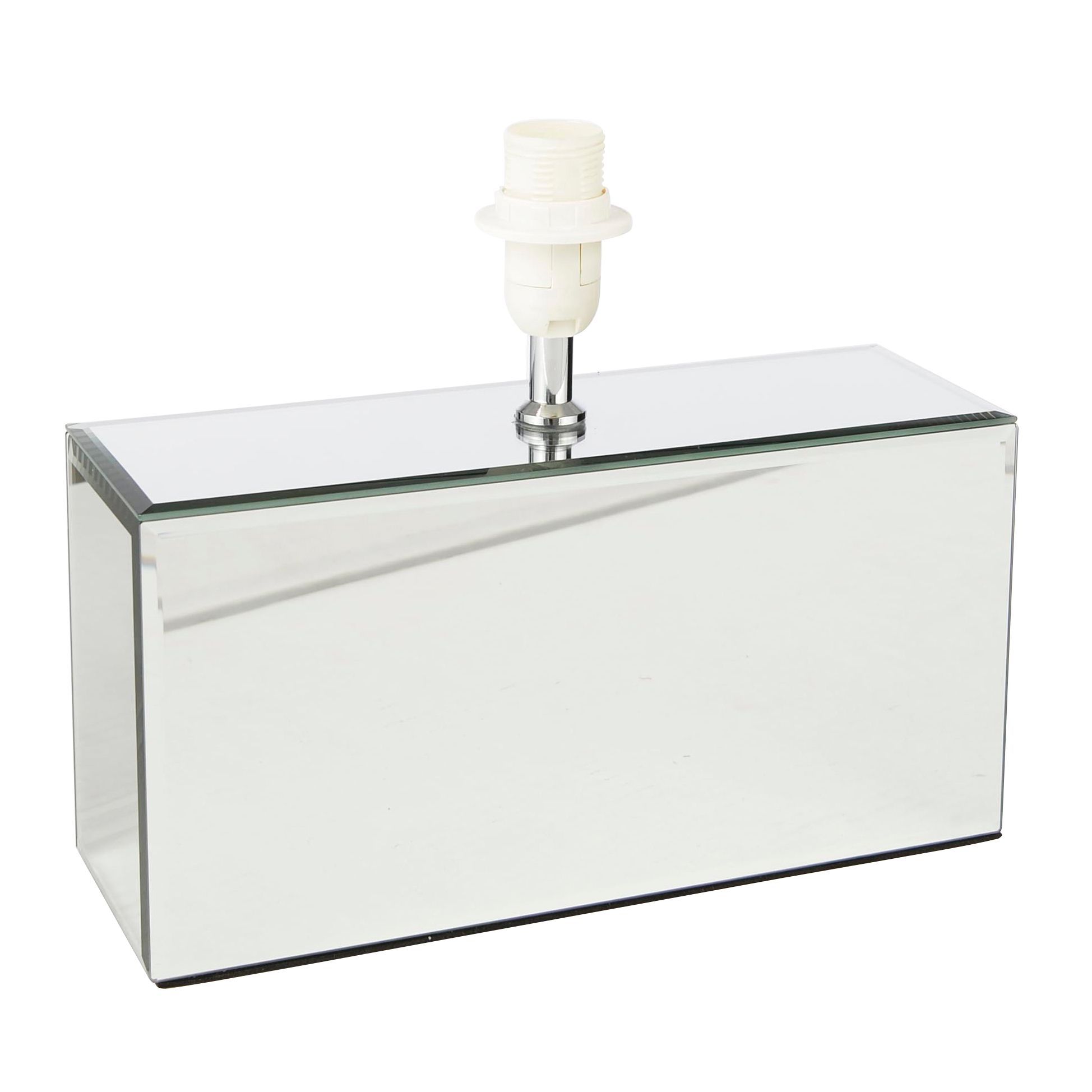 Colours Ardell Matt Silver effect Table lamp