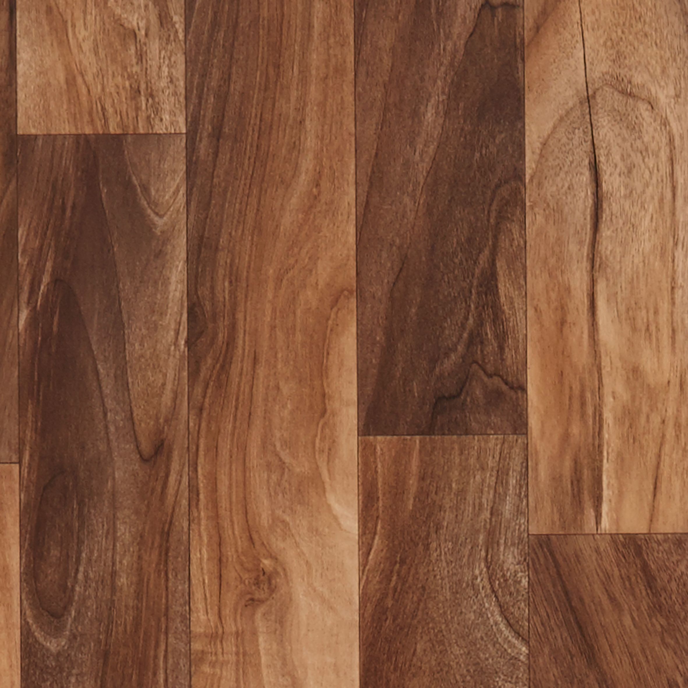 Colours Arezzo Natural Walnut effect Vinyl flooring, 4m²