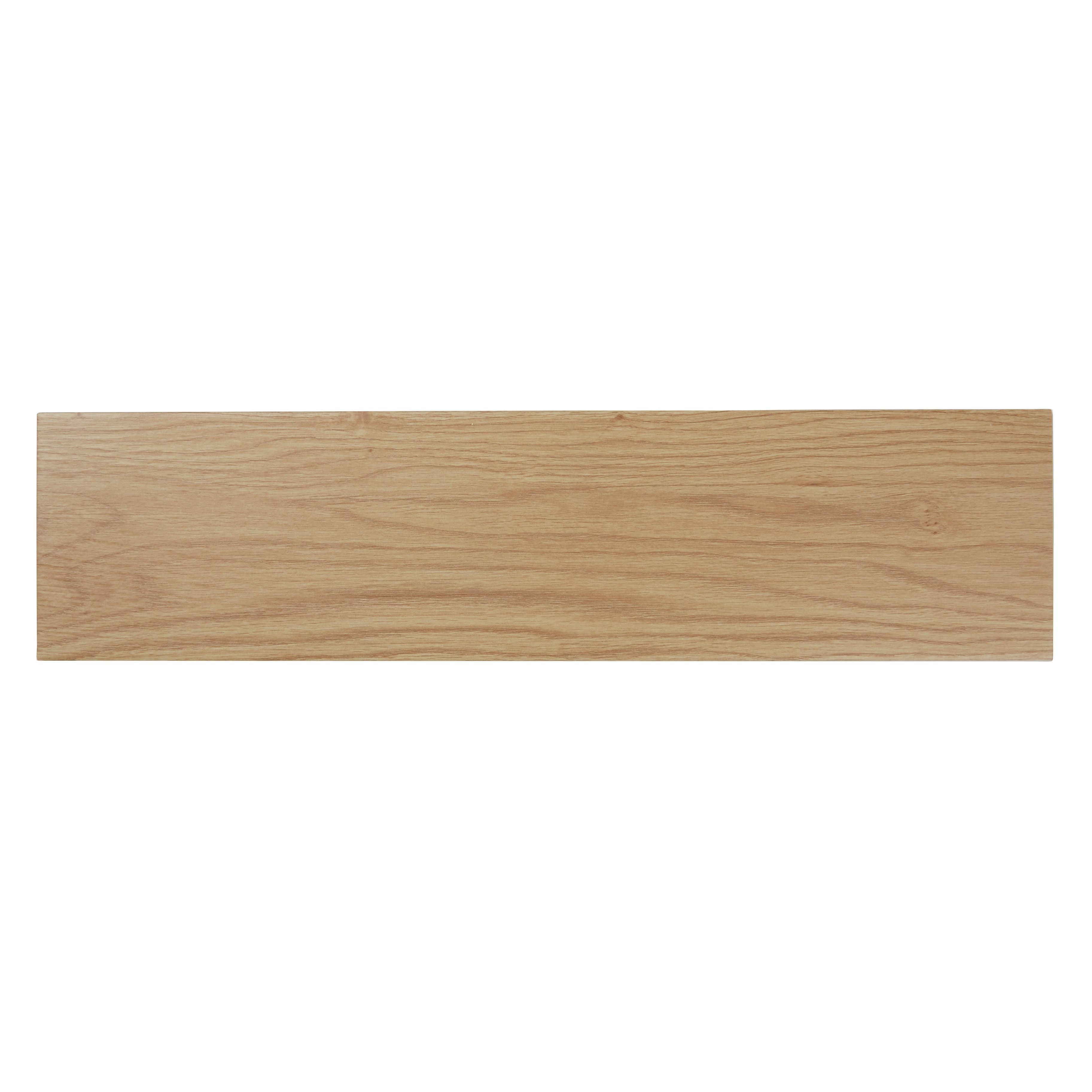 Colours Arrezo Beige Matt Wood effect Textured Porcelain Indoor Wall & floor Tile - 3