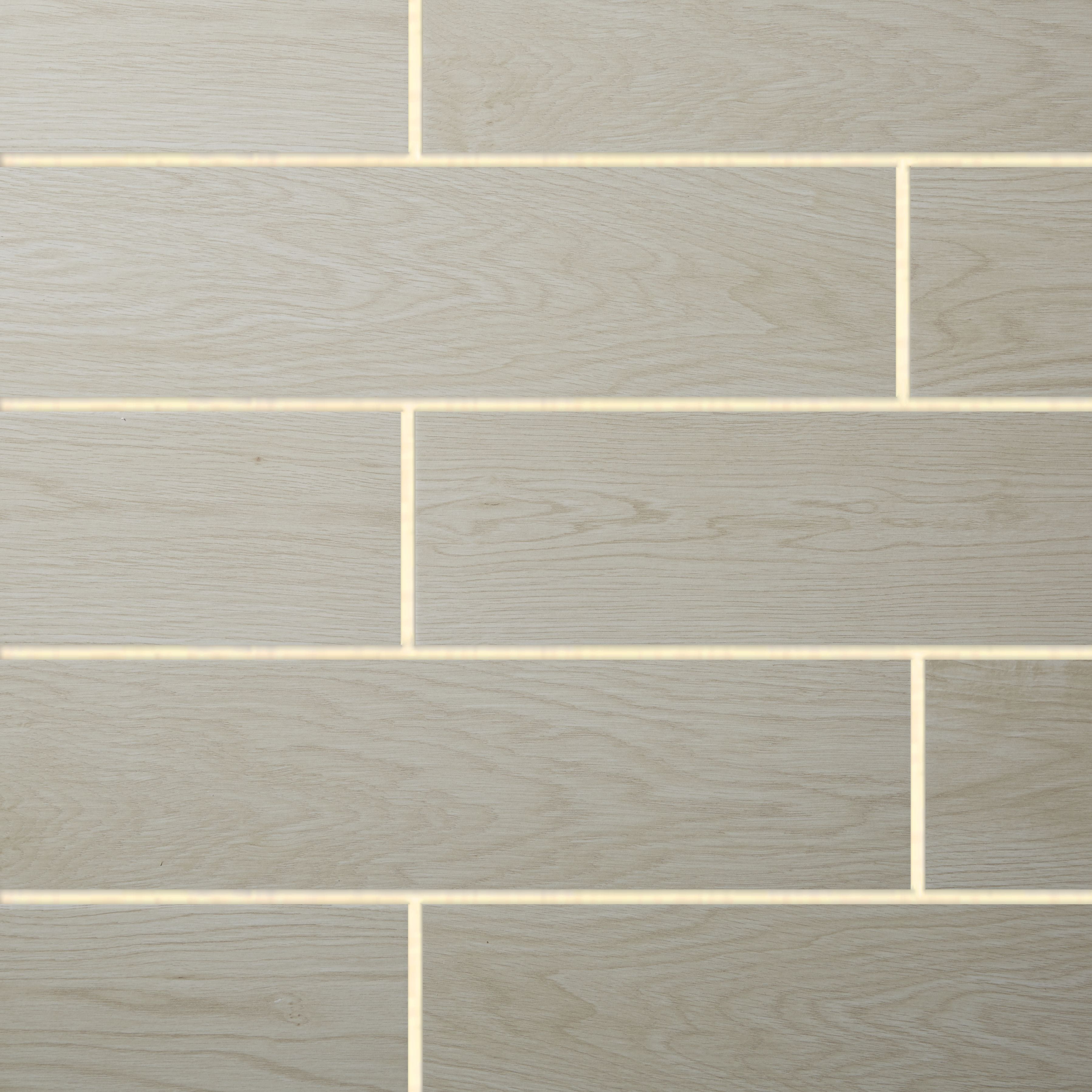 Colours Arrezo White Porcelain Wall & floor Tile - 4