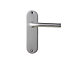 Colours Ayen Satin Nickel effect Steel Straight Latch Door handle (L)120mm