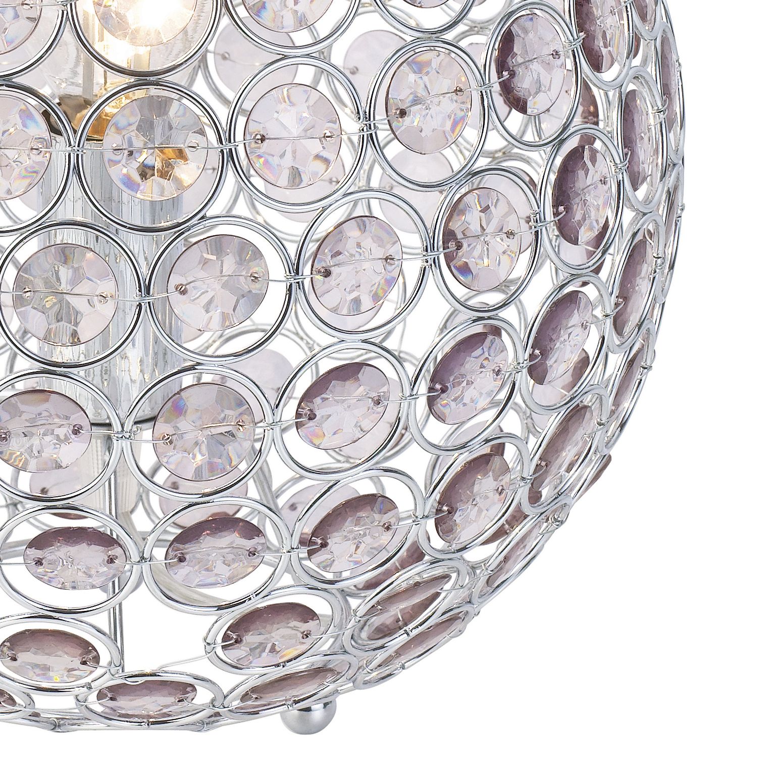 Colours Bartt Matt Clear Eco halogen Table lamp
