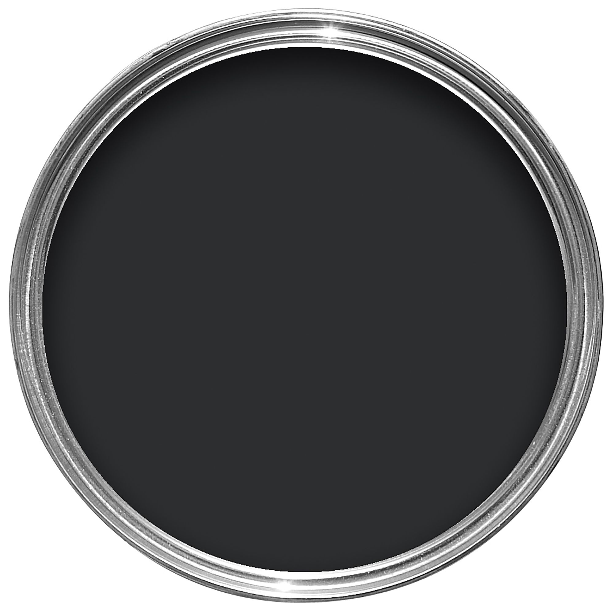 Colours Black Gloss Metal & wood paint, 2.5L DIY at B&Q