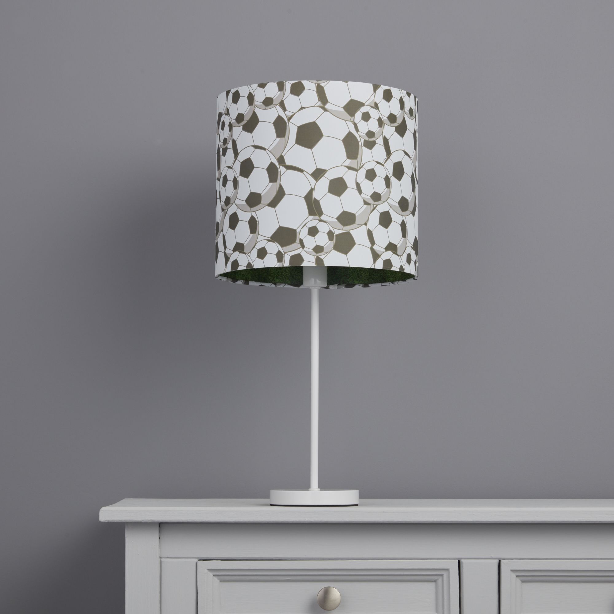 Colours Black white Football Light shade D 25cm