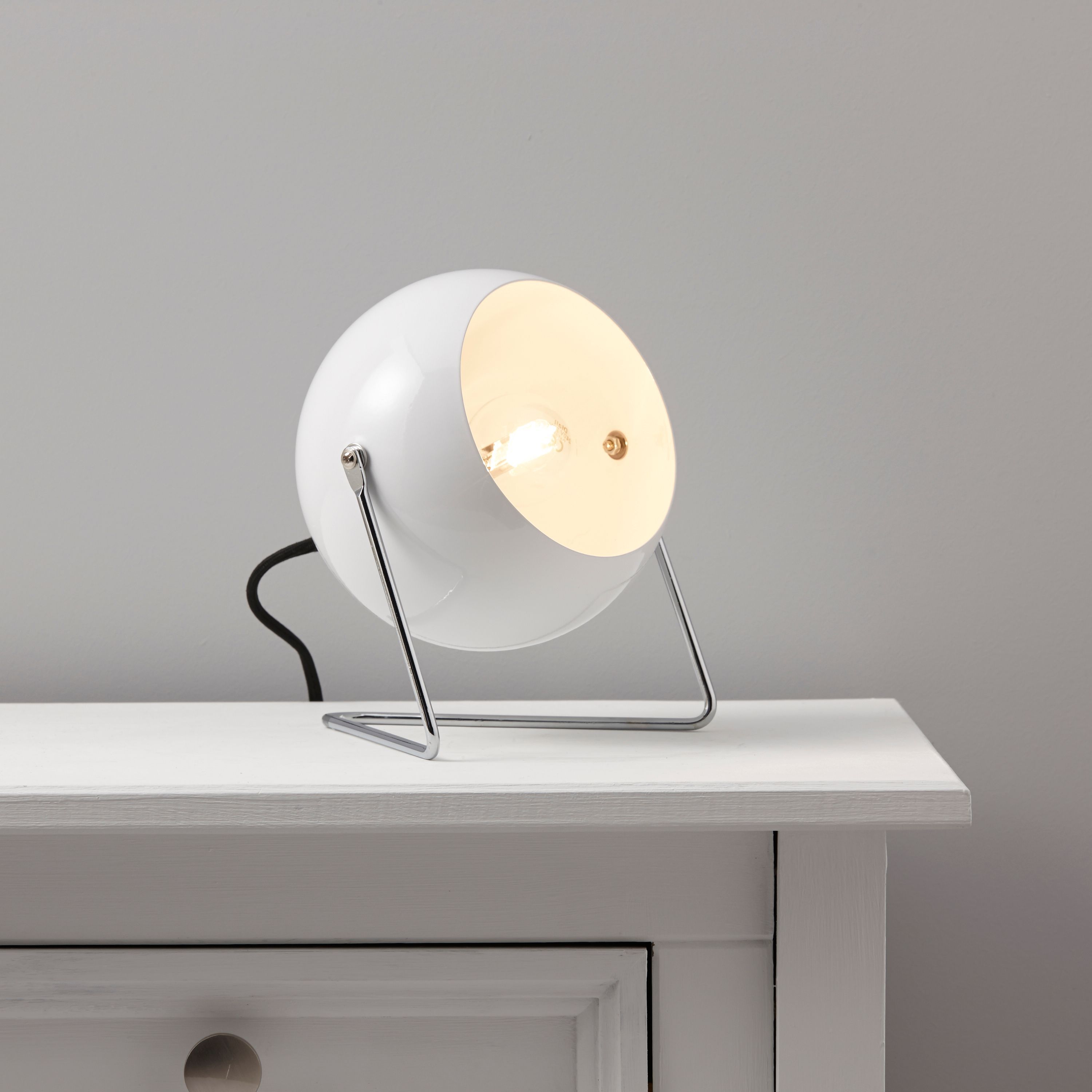 Colours Bobo White Table lamp