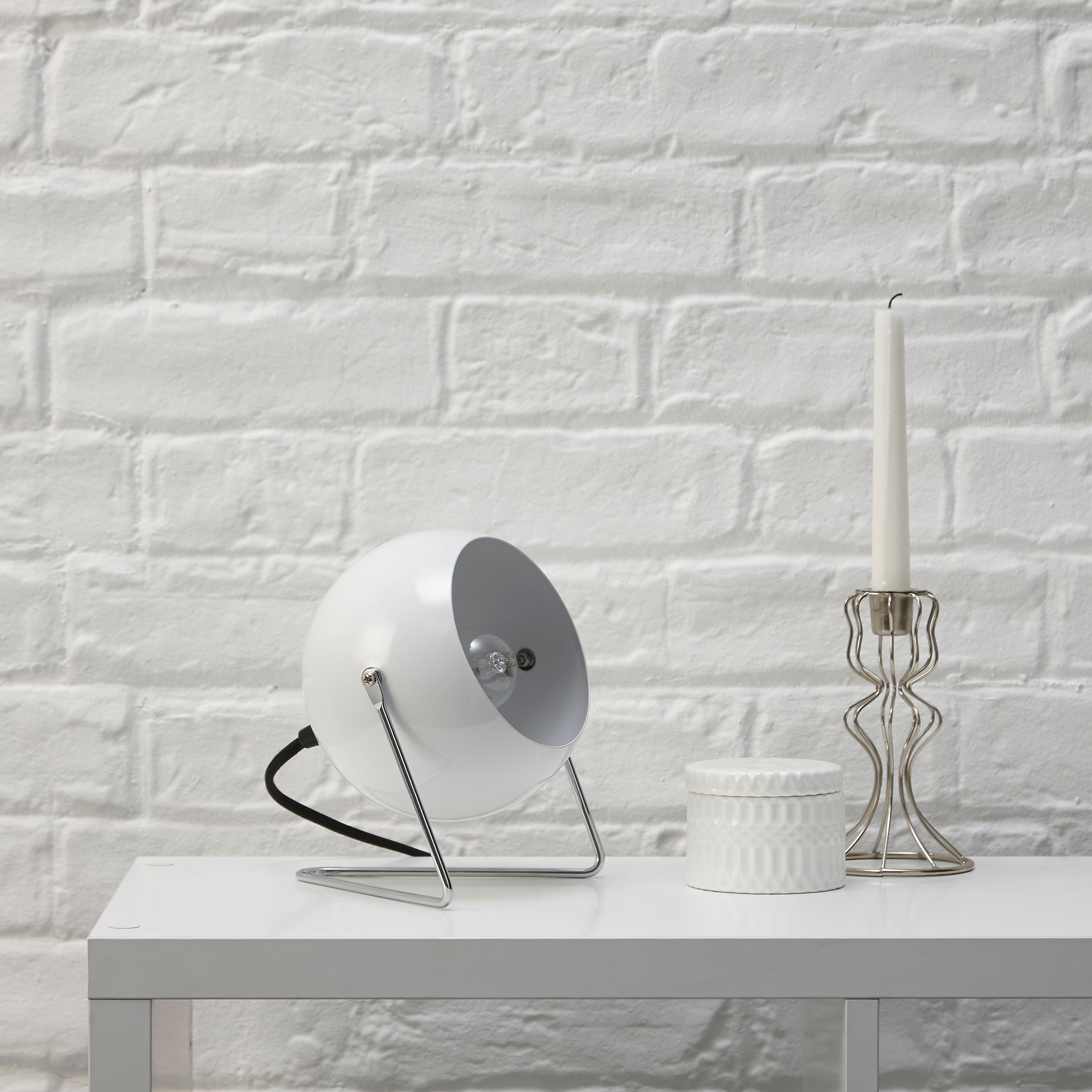 Colours Bobo White Table lamp