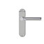Colours Brigg Satin Nickel effect Aluminium & steel Straight Latch Door handle (L)132.8mm