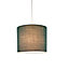 Colours Briony Forest green Classic Light shade (D)150mm