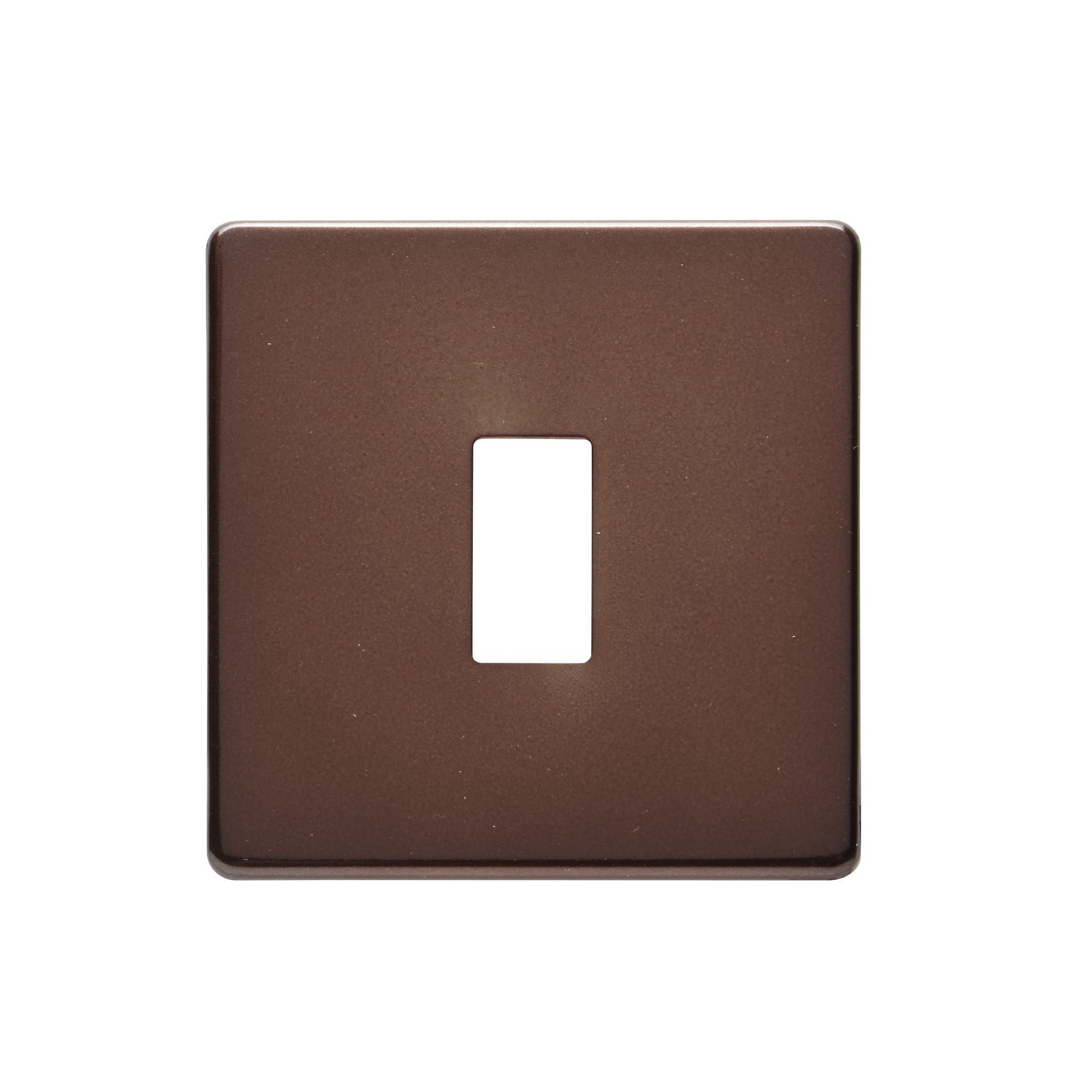 Colours Brown Modular front plate