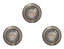 Colours Brushed Chrome effect Adjustable LED Downlight 4.9W IP20, Pack of 3
