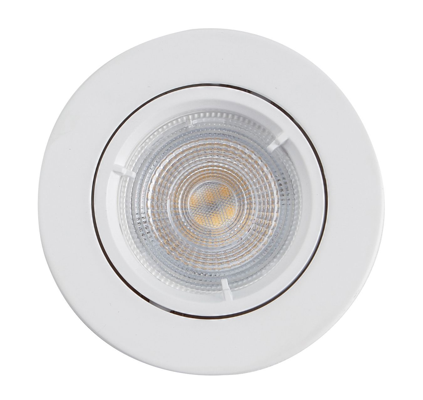 Colours Caius White Adjustable LED Warm white Downlight 4.9W IP20