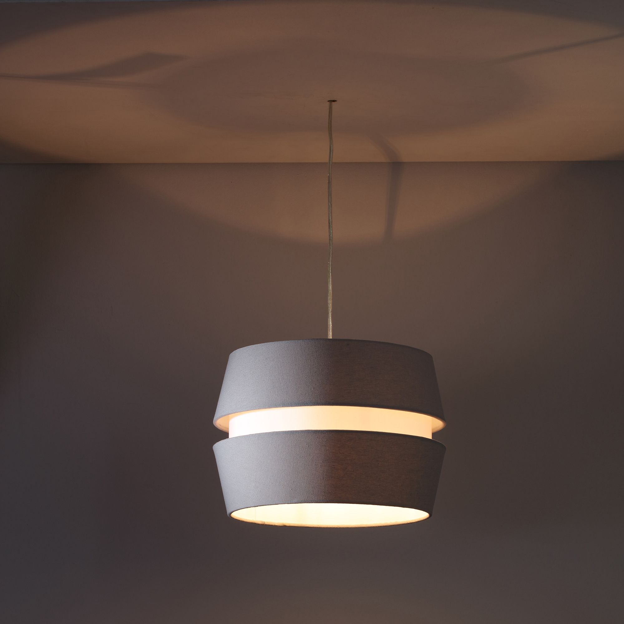 Grey ceiling deals lamp shades