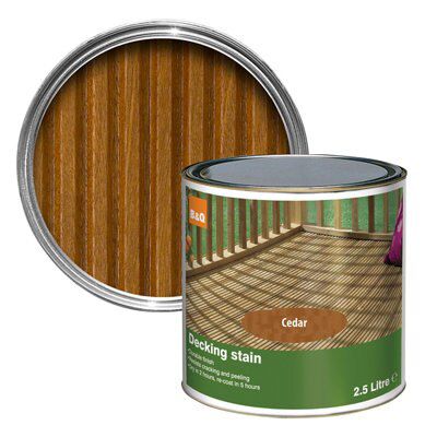 Colours Cedar Matt Decking Wood Stain 2 5l Diy At B Q