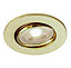 Colours Circea Or Gold effect Adjustable LED Warm white Downlight 4.8W IP20