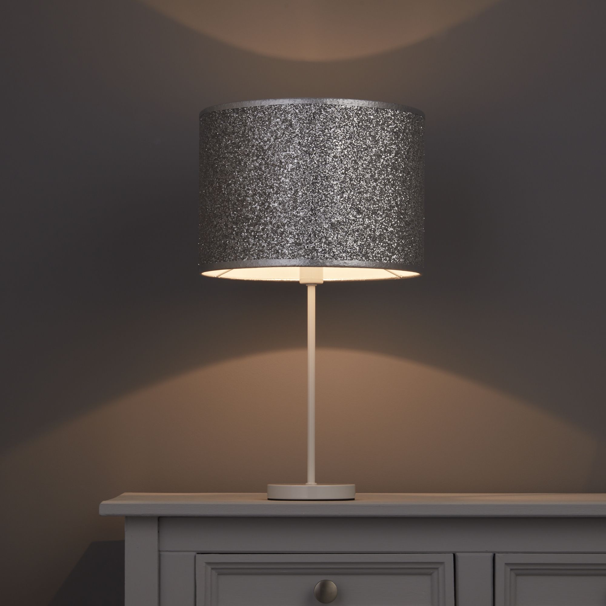 Silver lampshade deals