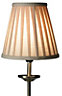 Colours Clara Gold effect Pleated Light shade (D)160mm