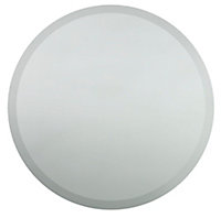 Colours Clear Circular Frameless Mirror (H)400mm (W)400mm