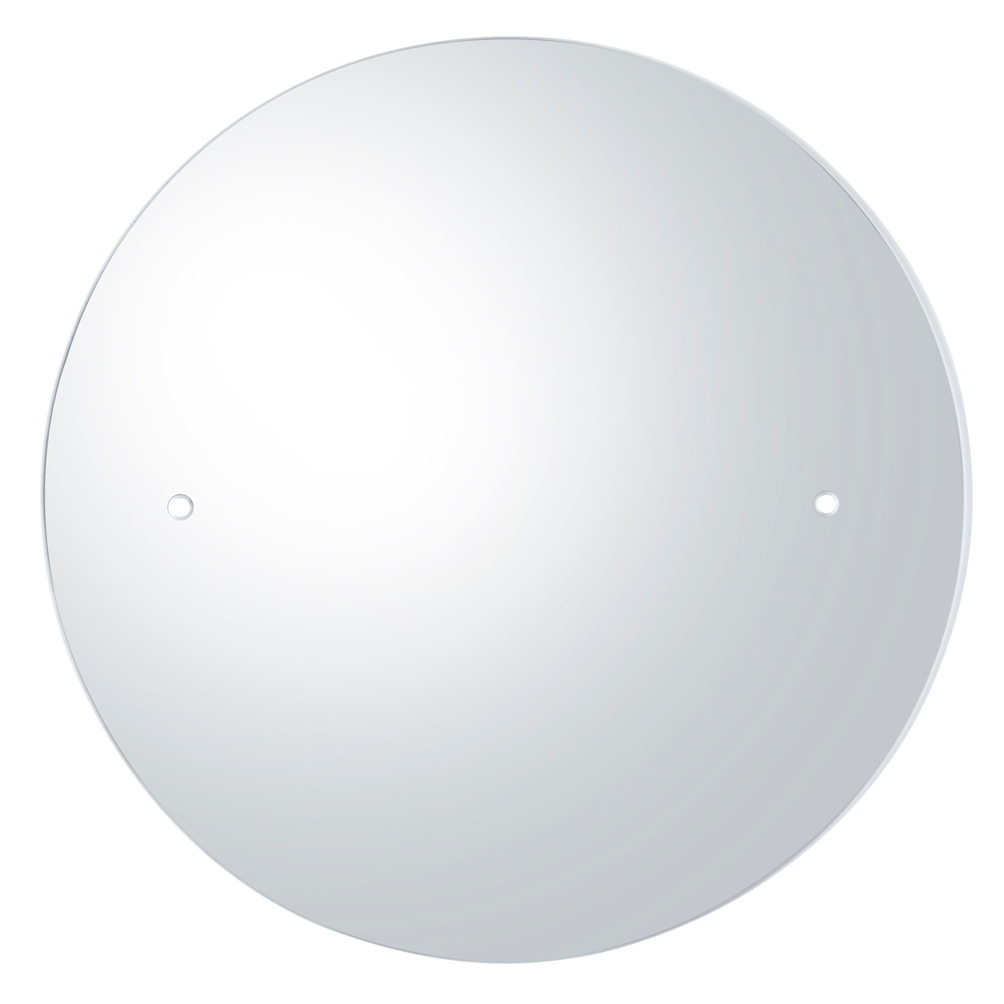Colours Clear Circular Frameless Mirror (H)40cm (W)40cm