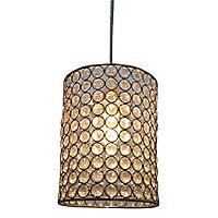 Colours Clear Crystal effect Beaded Light shade (D)160mm