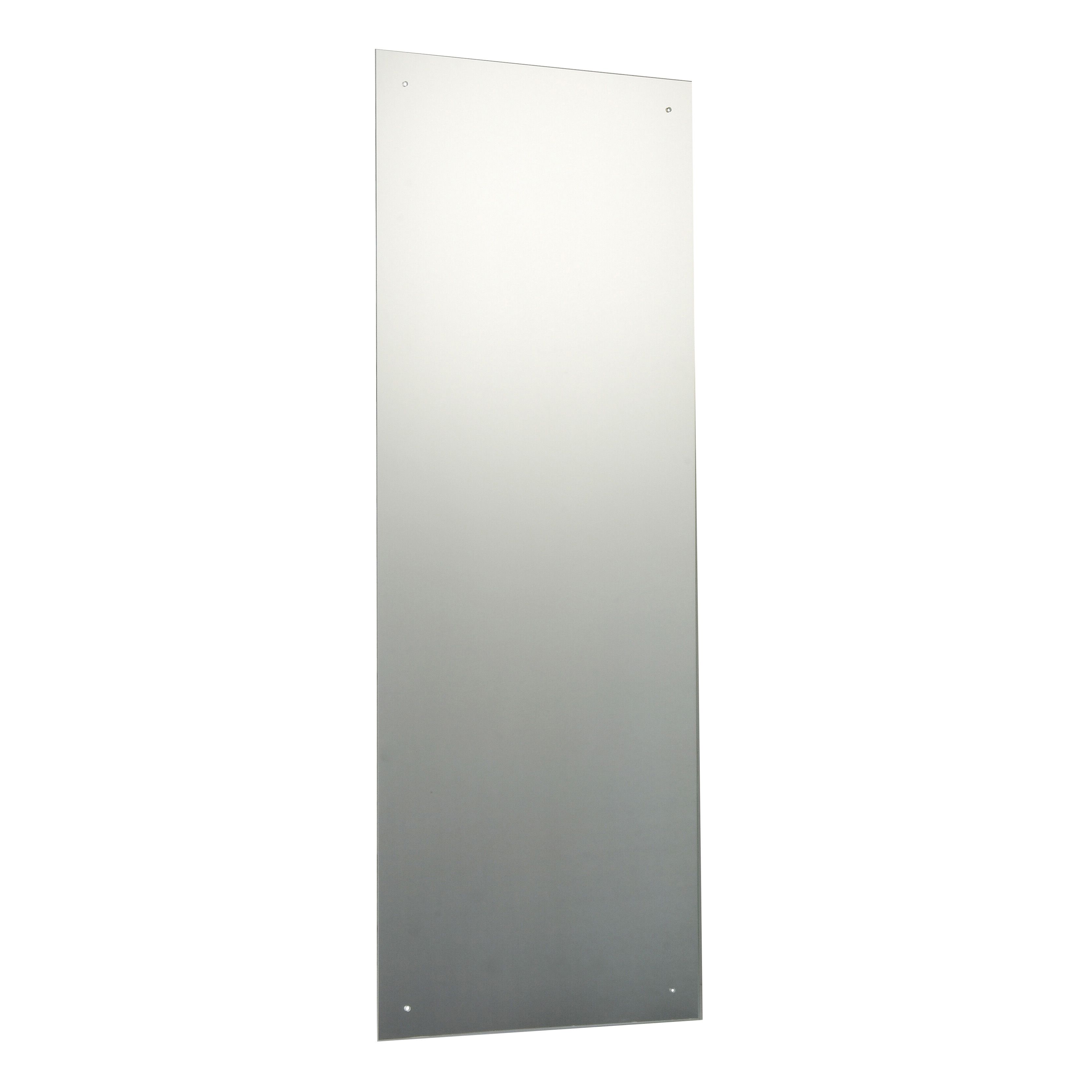 Full length deals frameless mirror