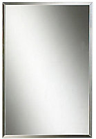 Colours Clear Rectangular Frameless Mirror (H)450mm (W)300mm