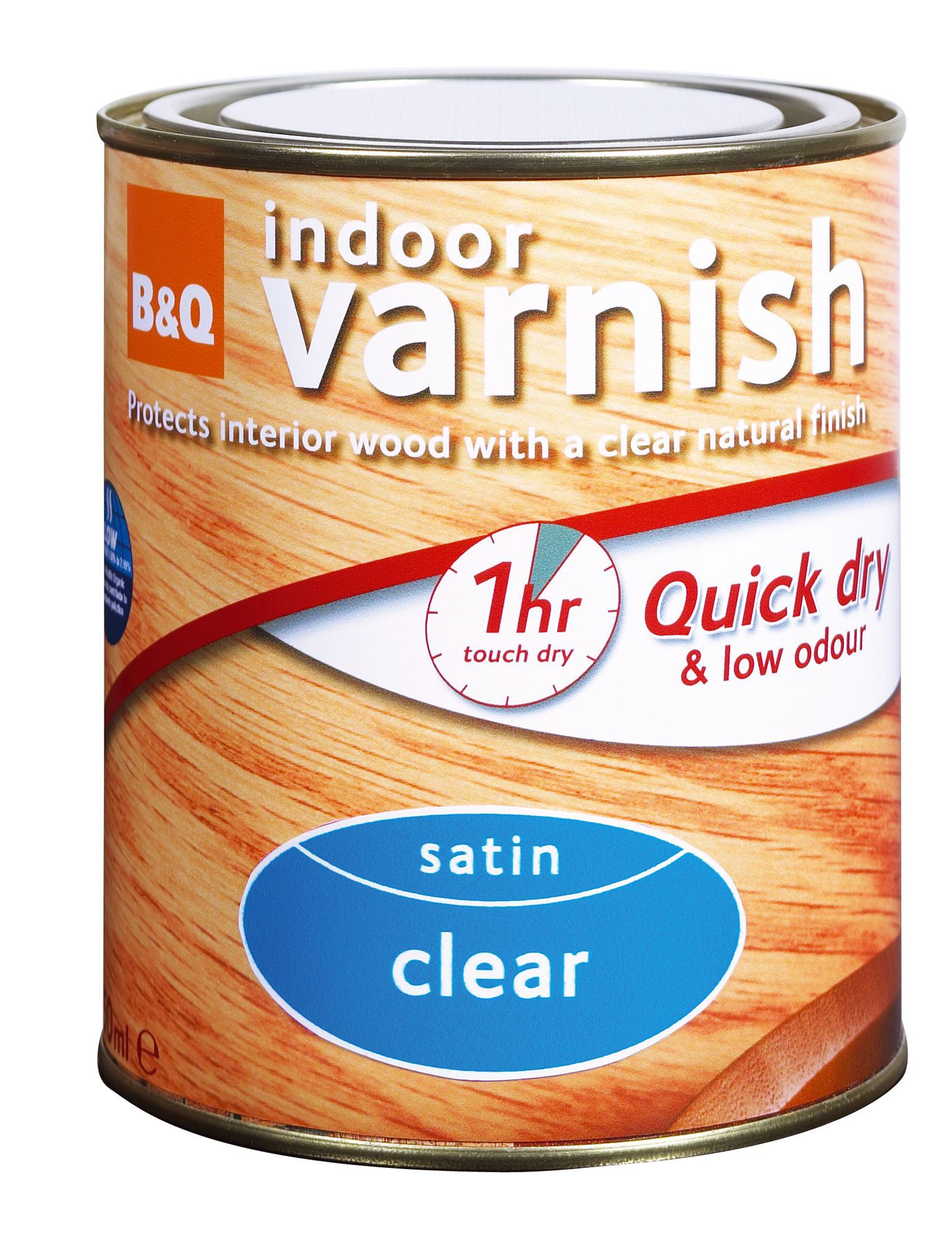 Colours Clear Satin Furniture Wood varnish, 2.5L