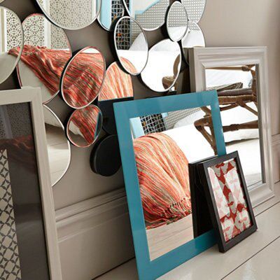 Colours Clear Square Frameless Unframed mirror