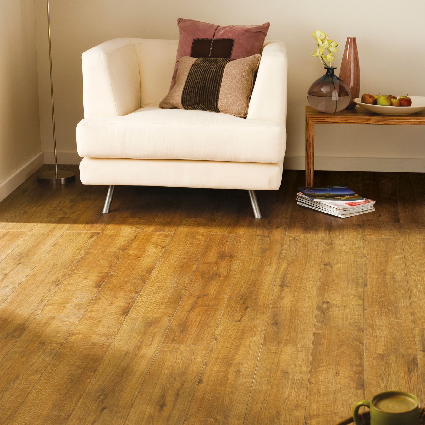 Colours Concertino Wood planks Kolberg oak effect Laminate Flooring, 1.48m²