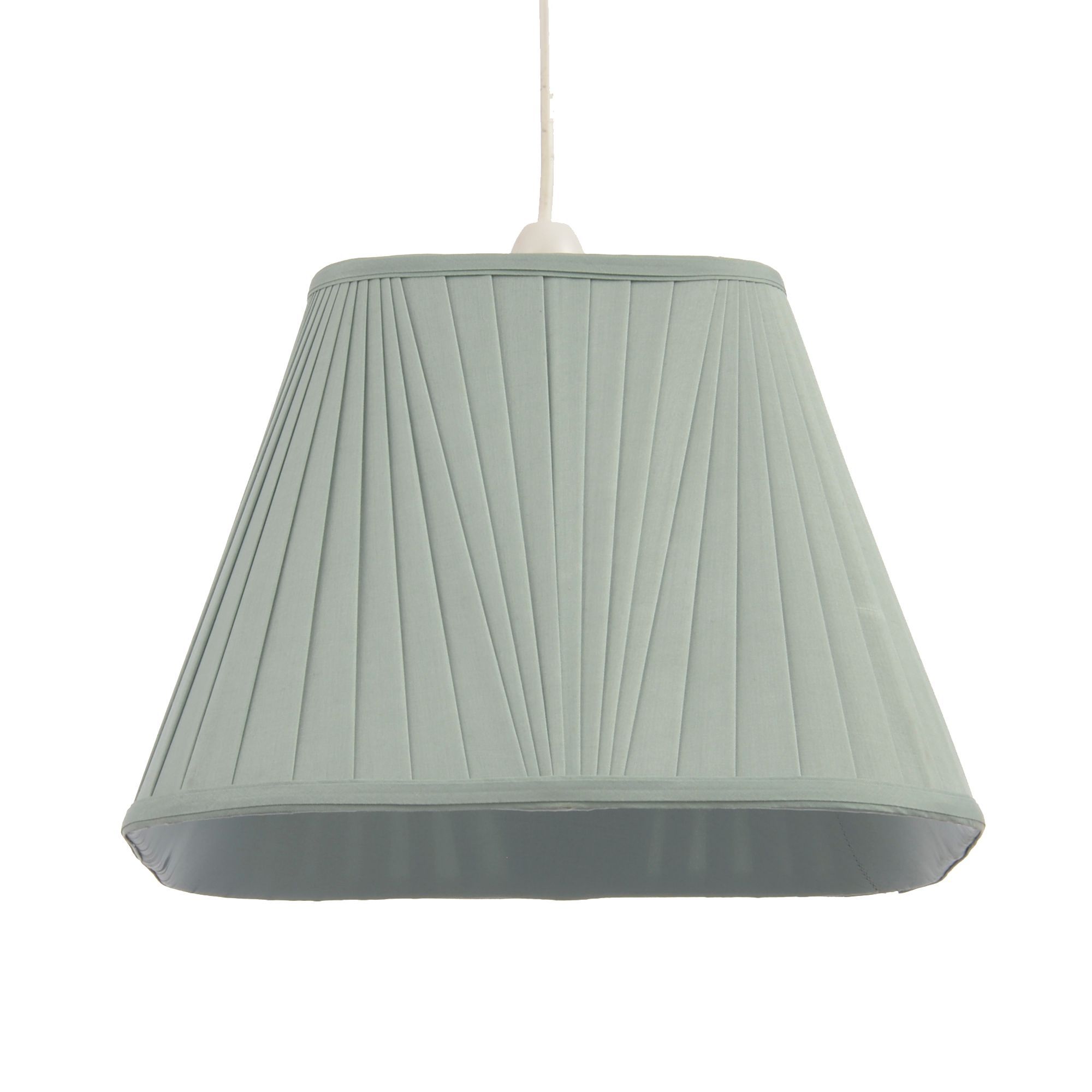 Colours Conwey Duck egg Pleated Light shade (D)300mm