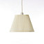 Colours Conwey Ivory Pleated Light shade (D)25cm