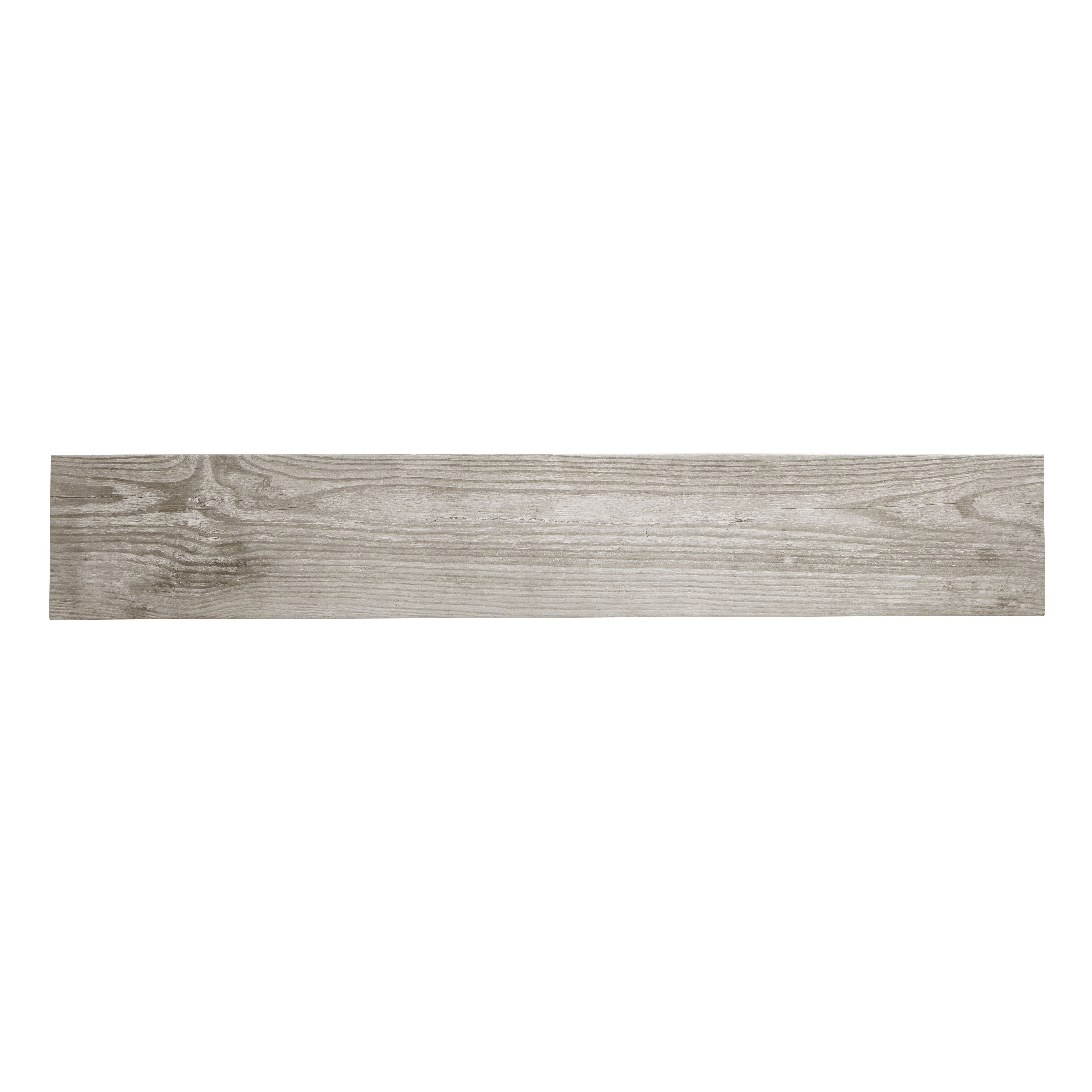Colours Cotage wood Grey Matt Wood effect Porcelain Indoor Wall & floor Tile Sample