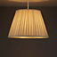 Colours Cream Pleated Light shade (D)410mm