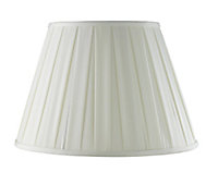 Colours Cream Pleated Light shade (D)410mm