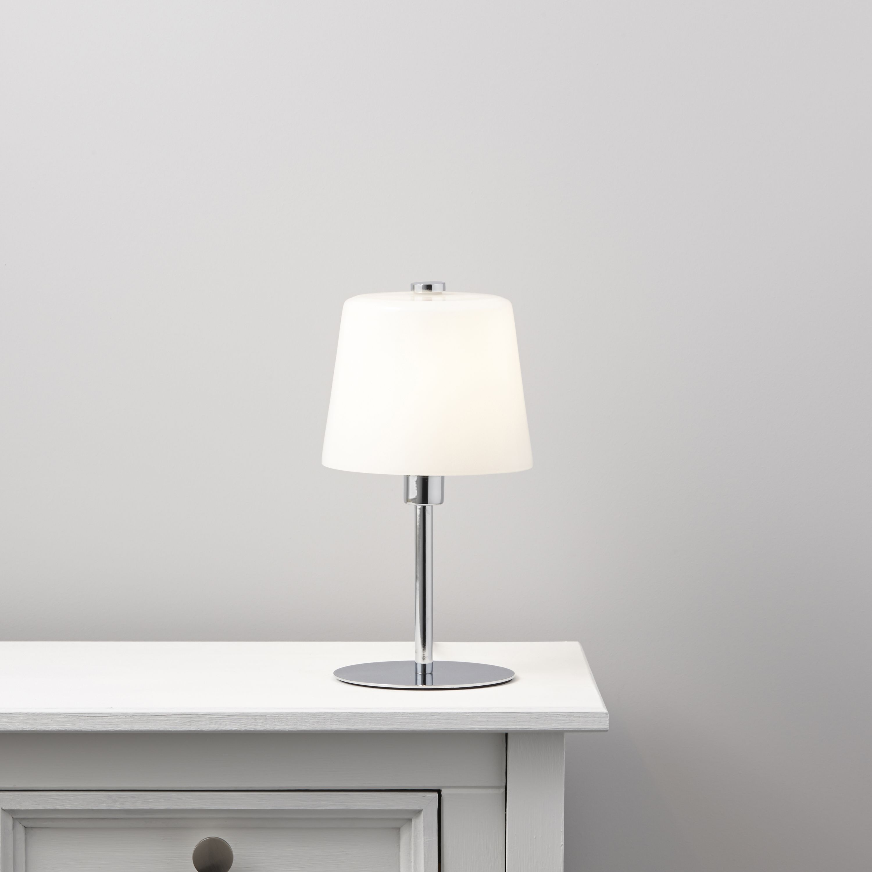 Colours Daria Chrome effect Table lamp