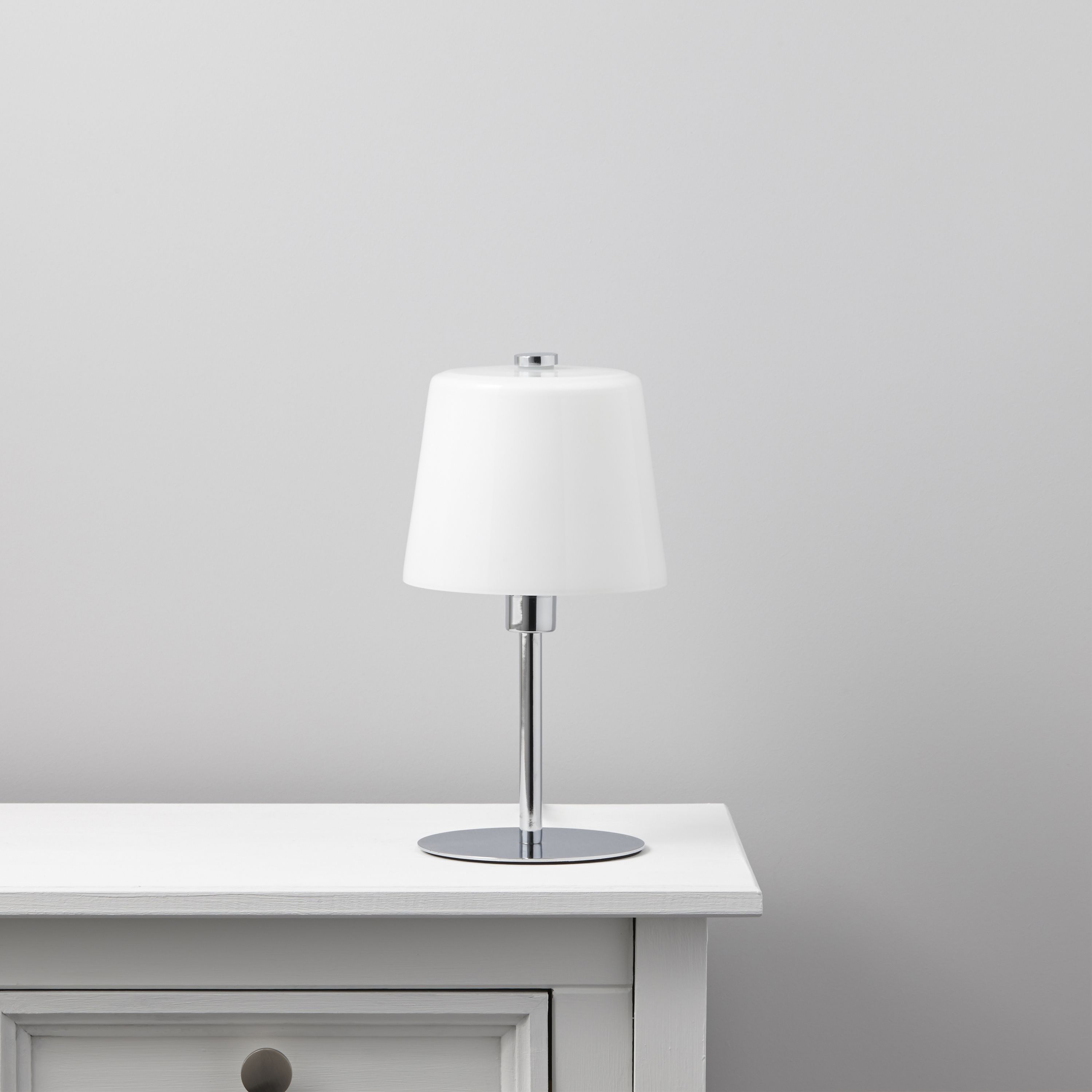 Colours Daria Chrome effect Table lamp