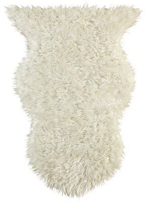 Colours Declan Cream Small Rug, (L)90cm x (W)60cm