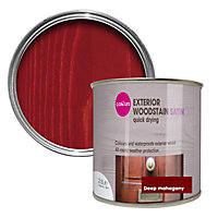 Colours Deep mahogany Satin Doors & windows Wood stain, 2.5L