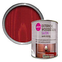 Colours Deep mahogany Satin Doors & windows Wood stain, 750ml