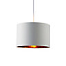 Colours Didsbury Ivory Gold effect Light shade (D)300mm