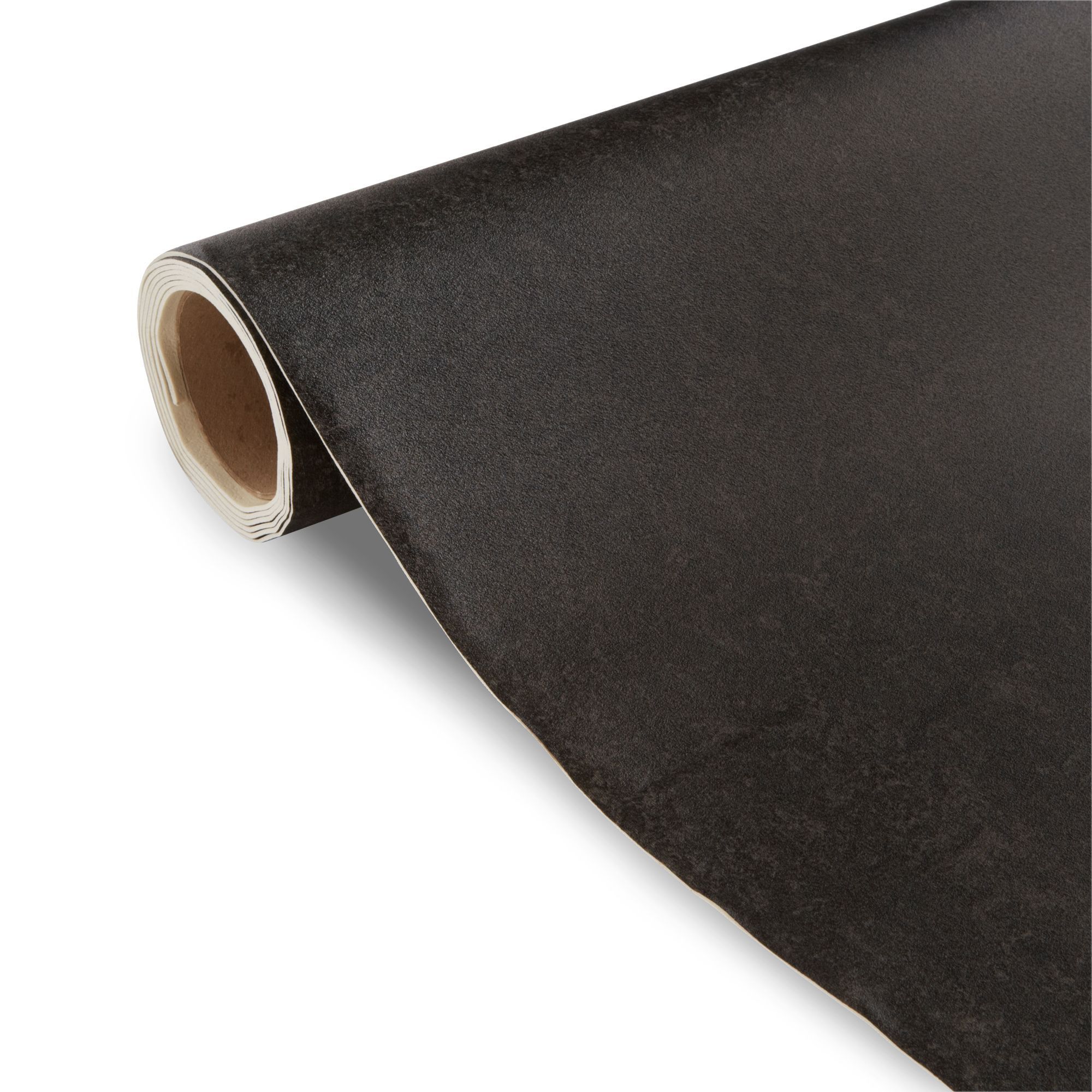 Colours Dizi Black Marble effect Vinyl flooring, 6m²