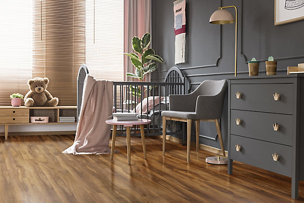 Colours Dolce Natural Walnut Effect, Natural Walnut Effect Laminate Flooring