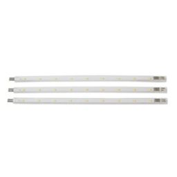 Colours Donny Clear Mains-powered LED Neutral white Under cabinet light IP20 (L)320mm, Pack of 3