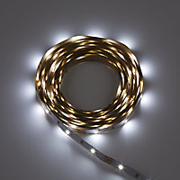 Colours Driggs Mains-powered LED White Strip light IP20 600lm (L)5m