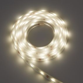 Colours Driggs Mains-powered LED White Strip light IP20 (L)1m