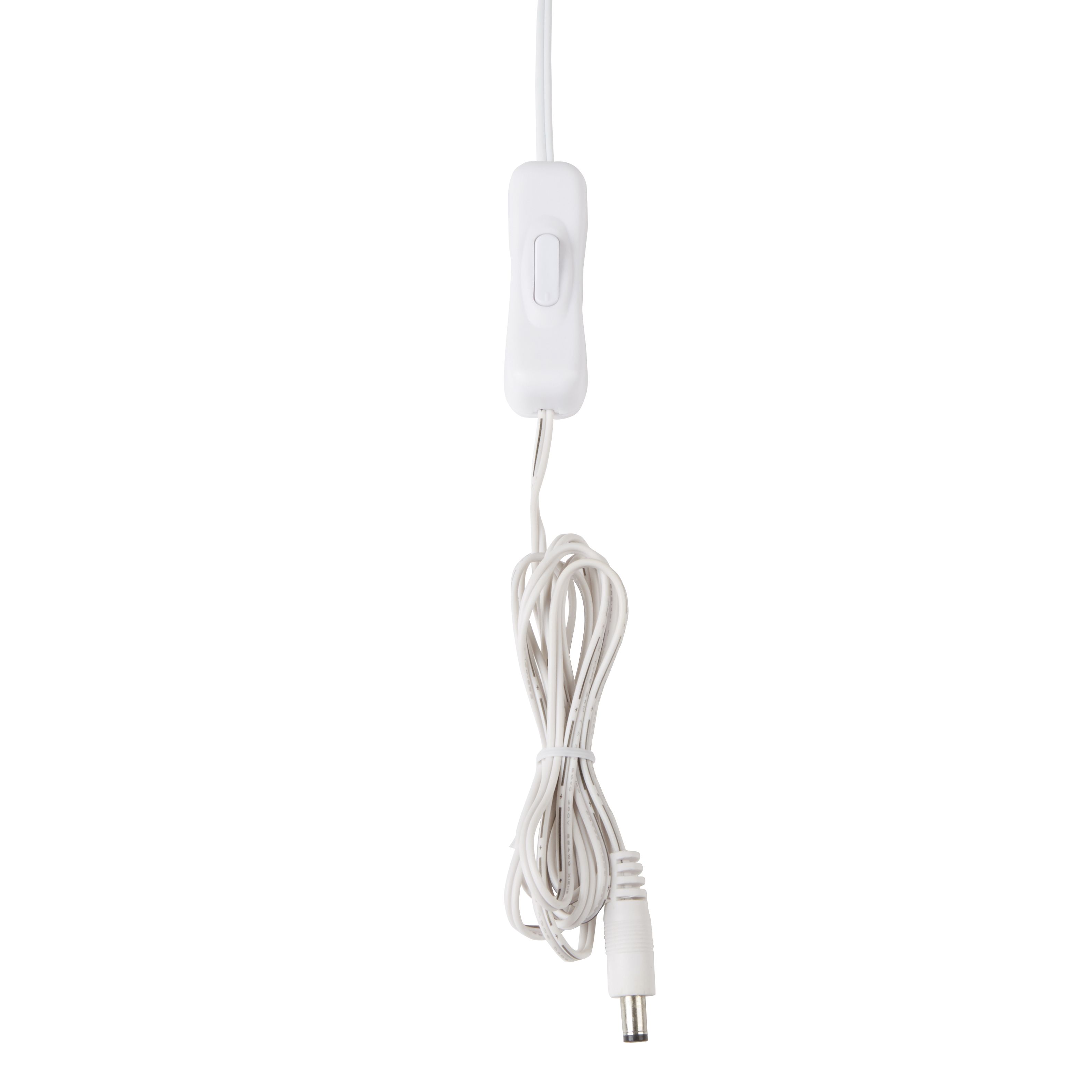Colours Driggs Mains-powered White LED Strip light starter kit IP20 400lm (L)5m