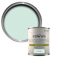 Colours Duck egg Eggshell Metal & wood paint, 750ml
