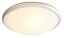 Colours Dulcis Brushed Glass & metal Silver effect Ceiling light